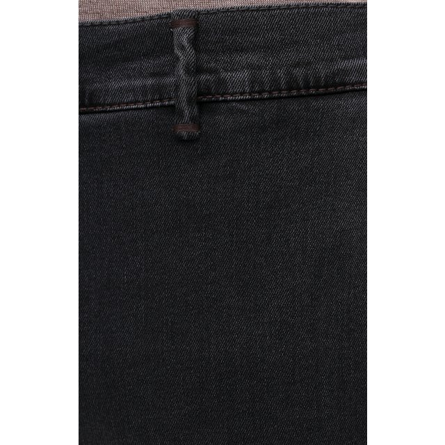 Джинсы с отделкой из кожи аллигатора Zilli  MCW-00080-DBLC1/S001/AMIS Фото 5