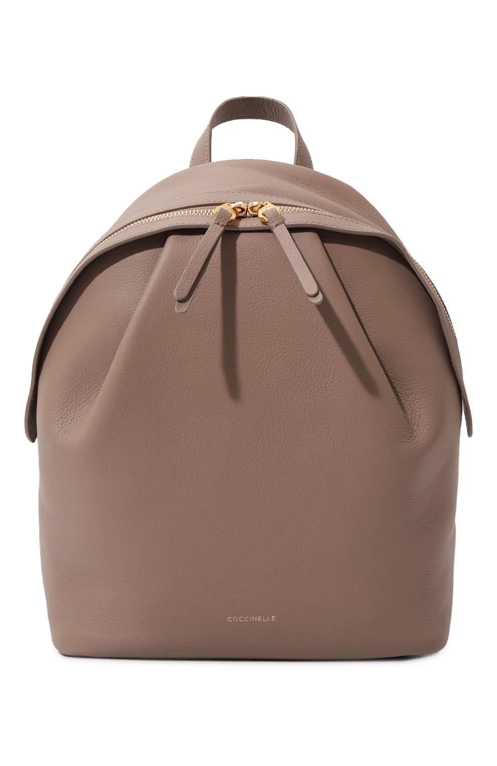 Женский рюкзак soft-wear COCCINELLE бежевого цвета, арт. E1 P5A 14 01 01 | Фото 1 (Размер: medium; Материал: Натуральная кожа; Материал сплава: Проставлено; Драгоценные камни: Проставлено; Стили: Кэжуэл)