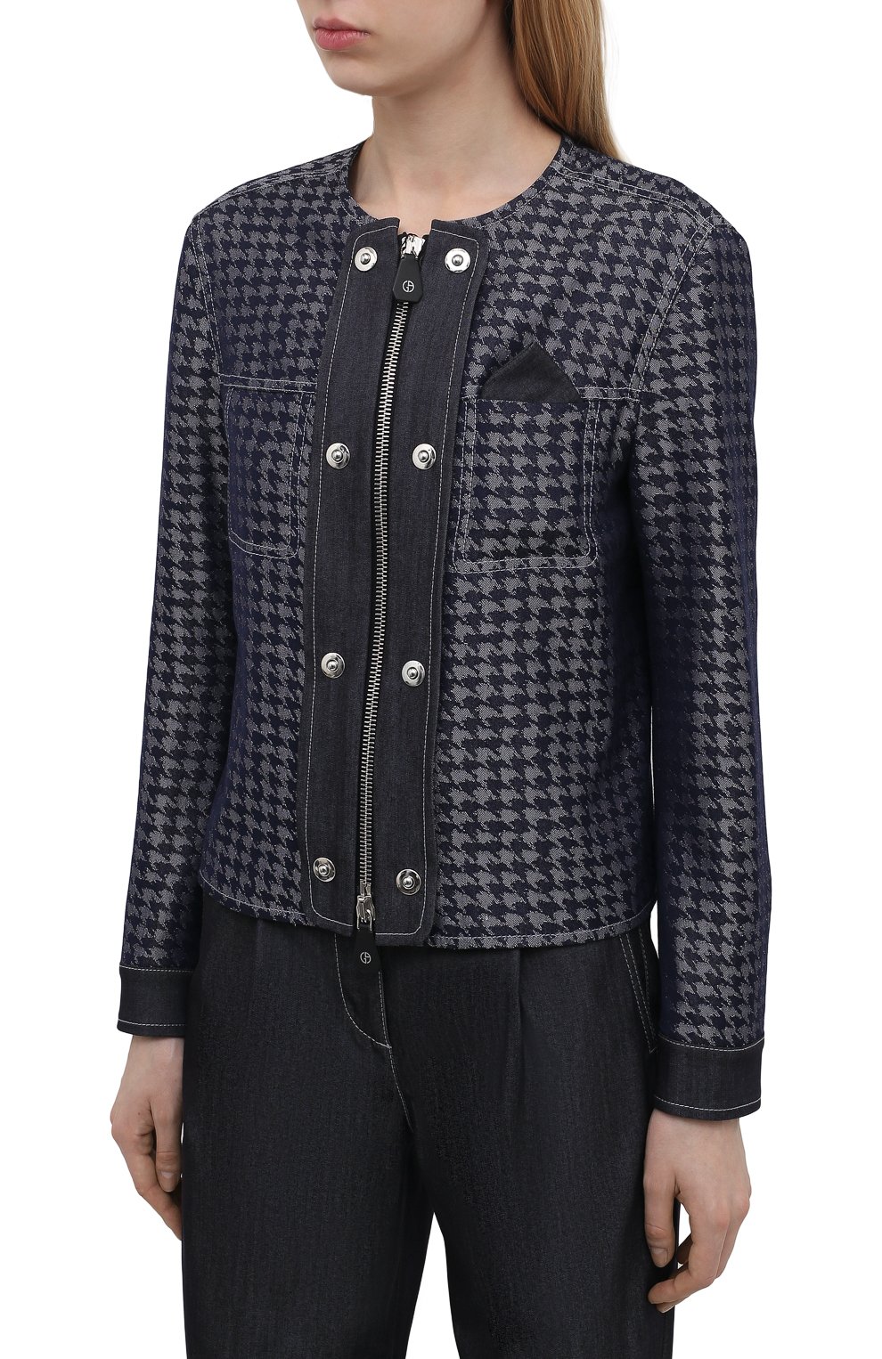 Шерстяной жакет Giorgio Armani  1WHGG00F/T02PR Фото 3