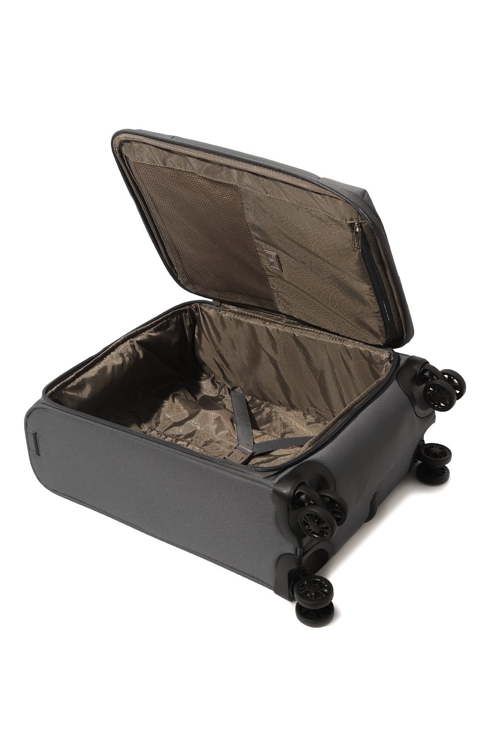 Мужской текстильный дорожный чемодан sidetrack small RONCATO серого цвета, арт. 41528322 | Фото 4 (Материал: Текстиль; Размер: large; Ограничения доставки: oversized)
