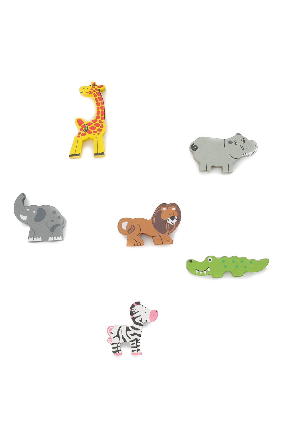 Детского игрушечная машинка с животными MAGNI разноцветного цвета, арт. 2876 | Фото 2 (Материал: Дерево, Растительное волокно; Региональные ограничения белый список (Axapta Mercury): RU; Игрушки: Фигурки)