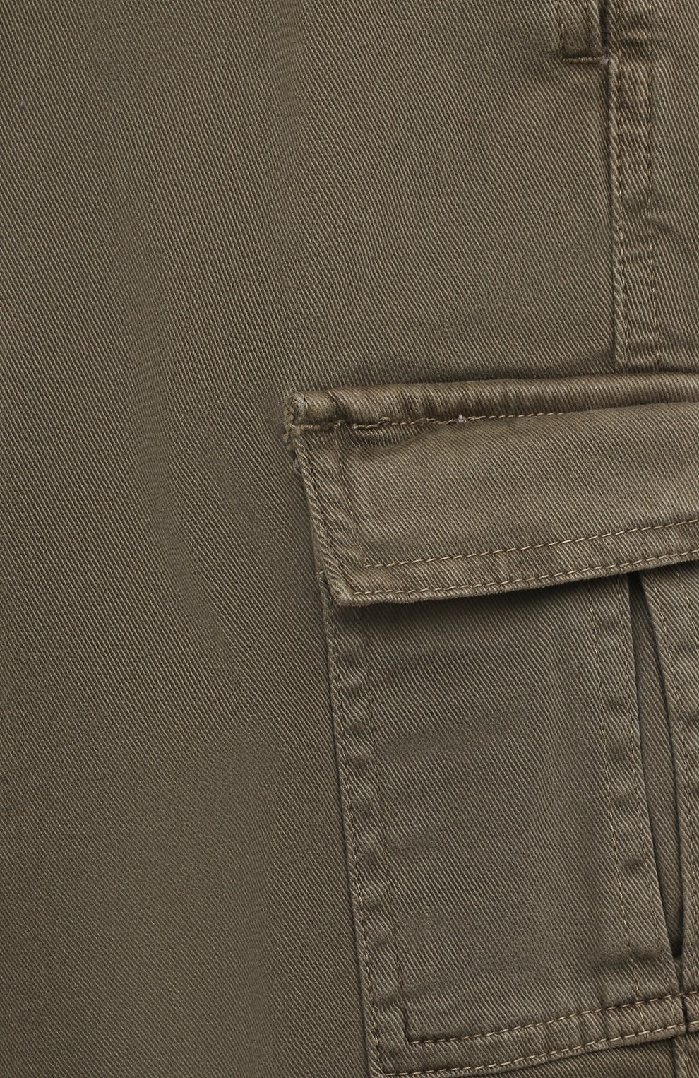 Детские хлопковые брюки-карго ASPESI хаки цвета, а рт. F23002PLC6050/4-8 | Фото 3 (Случай: Повседневный; Материал сплава: Проставлено; Нос: Не проставлено; Материал внешний: Хлопок)