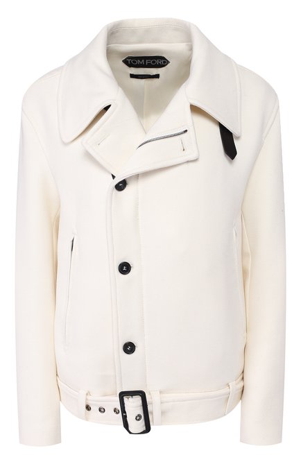 Женская шерстяная куртка TOM FORD белого цвета по цене 427000 руб., арт. CS1059-FAX211 | Фото 1