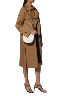 Женская сумка heel LOEWE белого цвета, арт. A894A01X02 | Фото 3 (Сумки-технические: Сумки через плечо; Материал: Натуральная кожа; Размер: mini; Ремень/цепочка: На ремешке)
