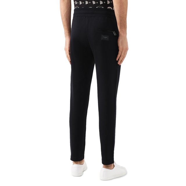 Хлопковые брюки Dolce & Gabbana  GYWEAT/FU7DU Фото 4
