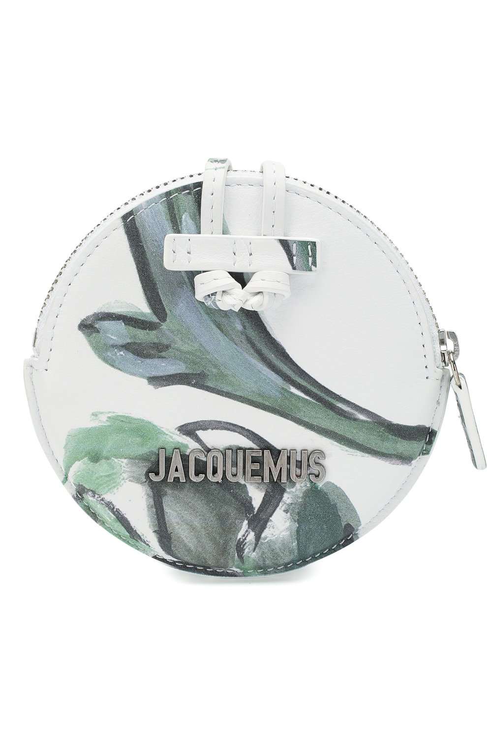 Женские кожаный кошелек для монет le pitchou JACQUEMUS зеленого цвета, арт. 205AC22/5853S | Фото 1 (Материал: Натуральная кожа)