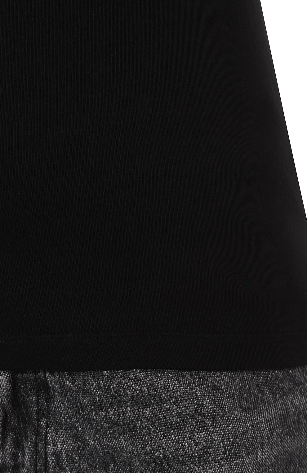 Женская хлопковая футболка DOROTHEE SCHUMACHER черного цвета, арт. 028304 | Фото 5 (Принт: Без принта; Рукава: Короткие; Длина (для топов): Стандартные; Материал сплава: Проставлено; Материал внешний: Хлопок; Женское Кросс-КТ: Футболка-одежда; Драгоценные камни: Проставлено; Стили: Кэжуэл)