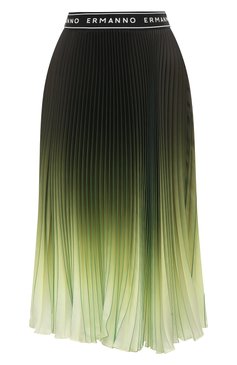 Женская плиссированная юбка ERMANNO FIRENZE зеленого цвета, арт. D42E0003 | Фото 1 (Женское Кросс-КТ: юбка-плиссе, Юбка-одежда; Региональные ограничения белый список (Axapta Mercury): Не проставлено; Материал внешний: Синтетический материал; Материал сплава: Проставлено; Длина Ж (юбки, платья, шорты): Миди; Драгоценные камни: Проставлено; Стили: Романтичный)