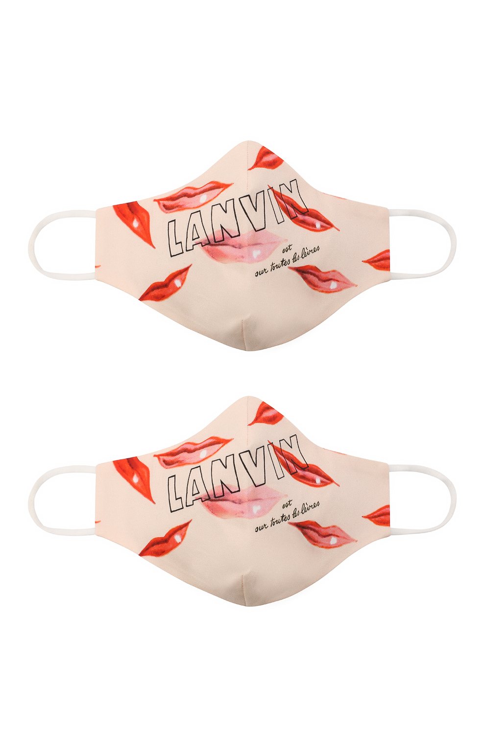 Мужская маска для лица LANVIN розового цвета, арт. AW-SI0M05-LIPS-P21 | Фото 1 (Материал: Текстиль, Хлопок; Мужское Кросс-КТ: Маска)