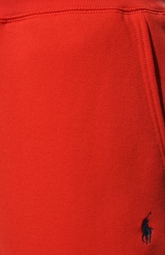 Мужские джоггеры POLO RALPH LAUREN красного цвета, арт. 710860403 | Фото 5 (Длина (брюки, джинсы): Стандартные; Кросс-КТ: Спорт; Материал внешний: Синтетический материал, Хлопок; Материал сплава: Проставлено; Стили: Спорт-шик; Драгоценные камни: Проставлено; Силуэт М (брюки): Джоггеры)