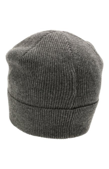 Детского кашемировая шапка BRUNELLO CUCINELLI темно-серого цвета, арт. B12M11299B | Фото 2 (Материал: Шерсть, Кашемир, Текстиль)