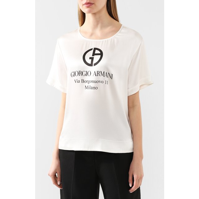 Шелковая футболка Giorgio Armani  0SHCCZ20/TZ500 Фото 3