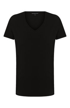 Мужская хлопковая футболка с v-образным вырезом DEREK ROSE черного цвета, арт. 8025-JACK001 | Фото 1 (Кросс-КТ: домашняя одежда; Рукава: Короткие; Длина (для топов): Стандартные; Материал сплава: Проставлено; Материал внешний: Хлопок; Мужское Кросс-КТ: Футболка-белье; Ювелирные украшения: Назначено; Драгоценные камни: Проставлено; Статус проверки: Проверена категория)
