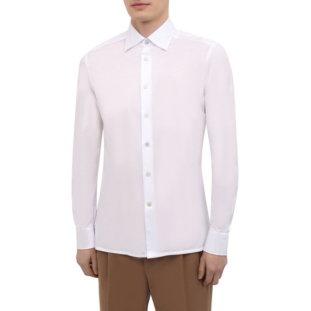 фото Хлопковая рубашка kiton