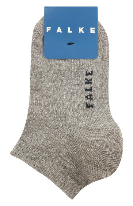 Детские носки FALKE серого цвета, арт. 12154. | Фото 1 (Материал: Хлопок, Текстиль; Региональные ограничения белый список (Axapta Mercury): RU; Кросс-КТ: Носки)