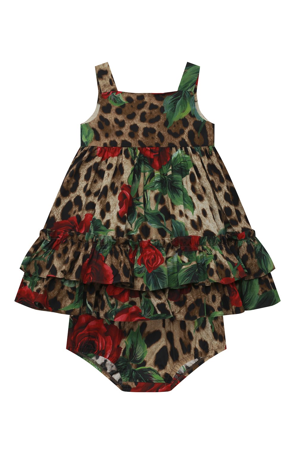 Платье с шортами DOLCE & GABBANA женский разноцветного цвета — купить в интернет-магазине ЦУМ, арт. L21DF6/HS5CM/0UTLET AW22-23