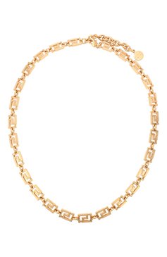 Женское колье VERSACE золотого цвета, арт. DG1H252/DJMT | Фото 1 (Материал: Металл; Статус проверки: Проверена категория)
