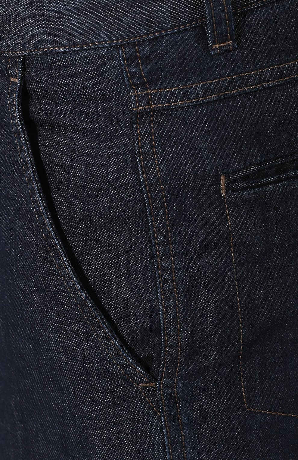 Мужские джинсы BRIONI темно-синего цвета, арт. SPL50M/P9D13/SUNSET | Фото 5 (Силуэт М (брюки): Прямые; Материал внешний: Шелк, Хлопок; Кросс-КТ: Деним; Длина (брюки, джинсы): Стандартные; Региональные ограничения белый список (Axapta Mercury): RU; Материал сплава: Проставлено; Драгоценные камни: Проставлено; Статус проверки: Проверена категория)