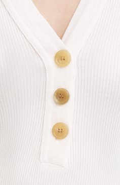 Женский пуловер CITIZENS OF HUMANITY белого цвета, арт. 9202-3004 | Фото 5 (Рукава: Длинные; Длина (для топов): Стандартные; Региональные ограничения белый список (Axapta Mercury): RU; Материал сплава: Проставлено; Материал внешний: Хлопок, Растительное волокно; Женское Кросс-КТ: Пуловер-одежда; Драгоценные камни: Проставлено; Стили: Романтичный)