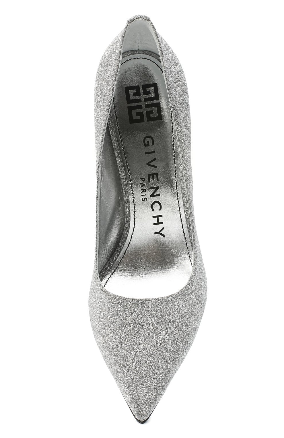 Женские серебряные кожаные туфли GIVENCHY купить в интернет-магазине ЦУМ,арт. BE401NE0TM