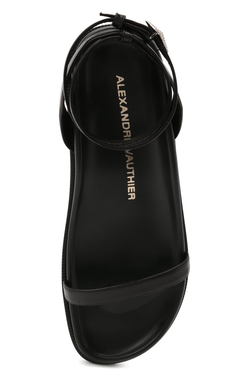 Женские кожаные сандалии ALEXANDRE VAUTHIER черного цвета, арт. A0KIFLTAF0RM | Фото 5 (Подошва: Платформа; Материал внешний: Кожа; Материал внутренний: Натуральная кожа)
