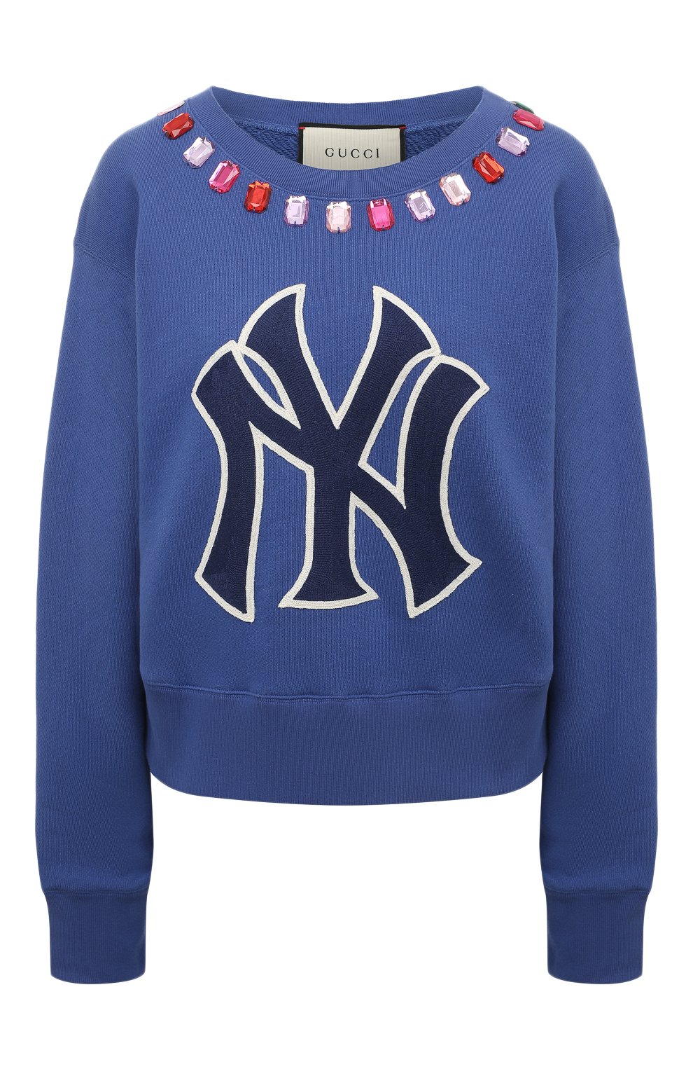 Gucci NY Yankees Crystal Embellished Sweater - Red Size Medium