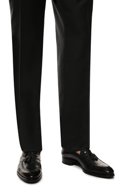 Мужские кожаные лоферы BRIONI черного цвета, арт. QFDE0L/P6757 | Фото 3 (Материал внутренний: Натуральная кожа; Стили: Классический; Статус проверки: Проверена категория)