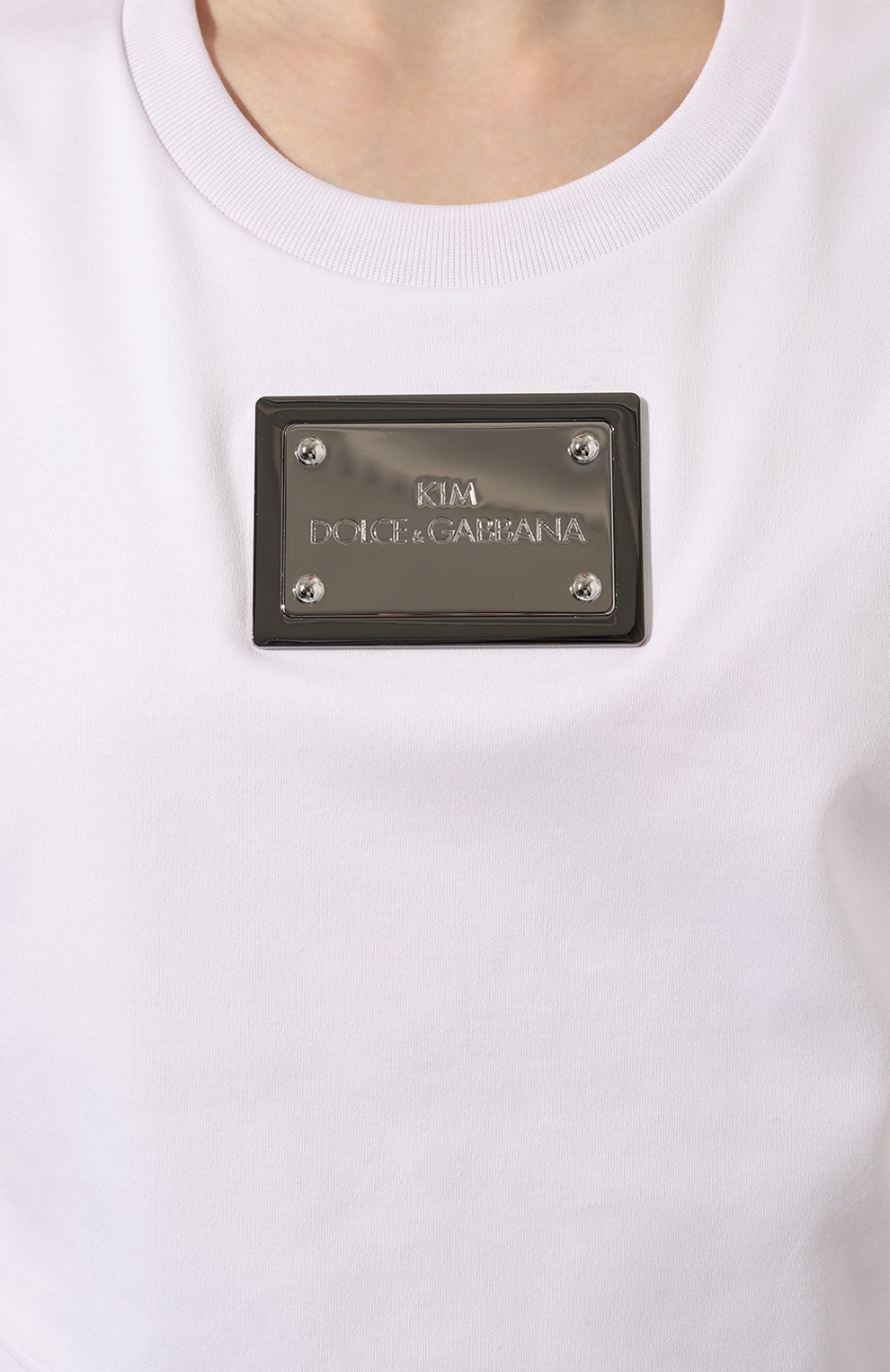Хлопковая футболка Dolce & Gabbana F8S21T/HU7H8 Фото 5