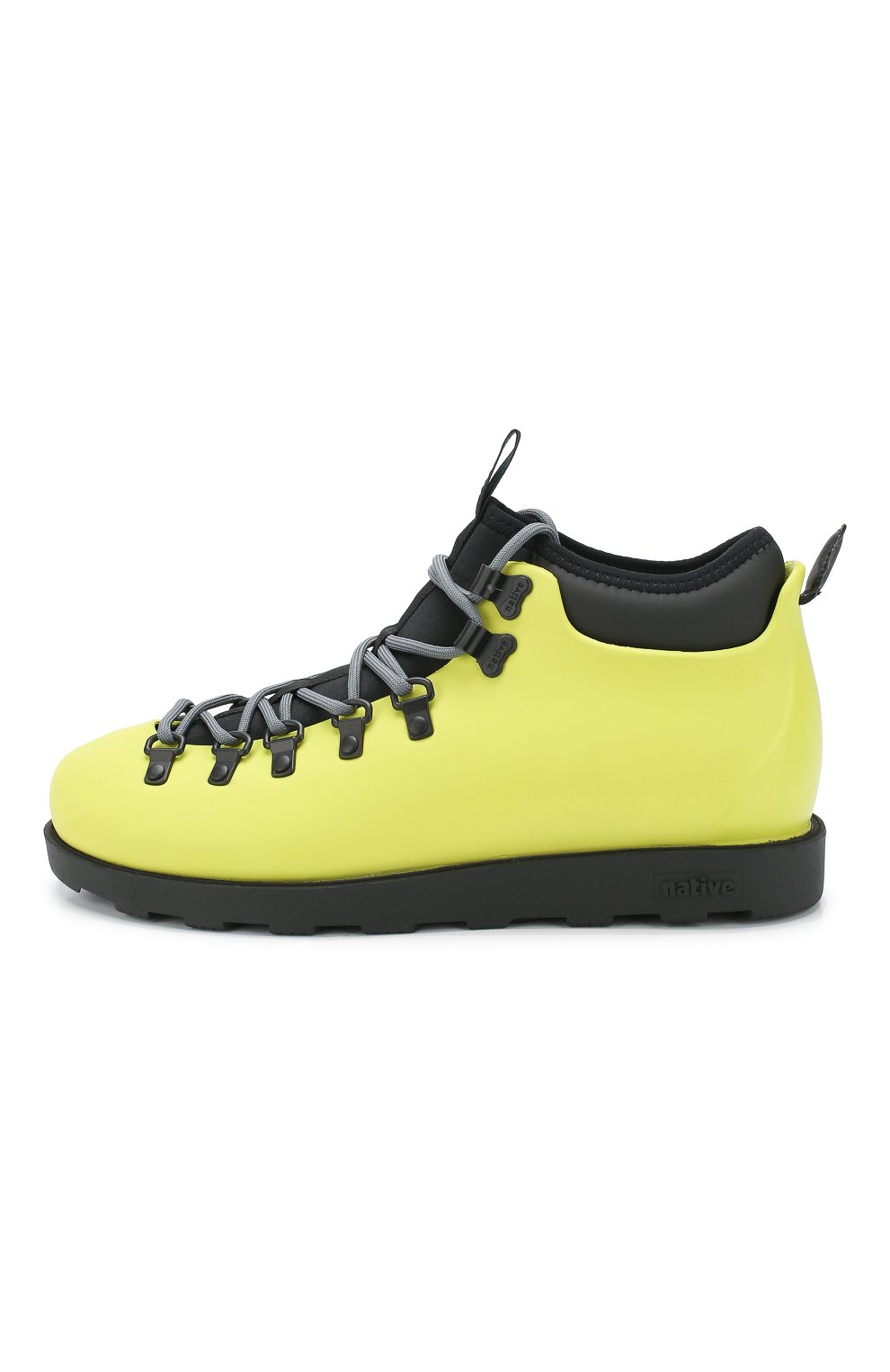 Мужские ботинки NATIVE желтого цвета, арт. 31106800-7570 | Фото 3 (Материал внешний: Экокожа; Мужское Кросс-КТ: Хайкеры-обувь, Ботинки-обувь; Материал утеплителя: Без утеплителя; Материал внутренний: Текстиль; Подошва: Плоская)