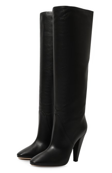 Женские кожаные сапоги olivia PARIS TEXAS черного цвета по цене 113000 руб.,  арт. PX1032/XLTH3 | Фото 1