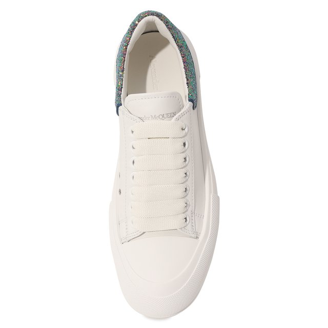 фото Кожаные кеды deck plimsoll alexander mcqueen