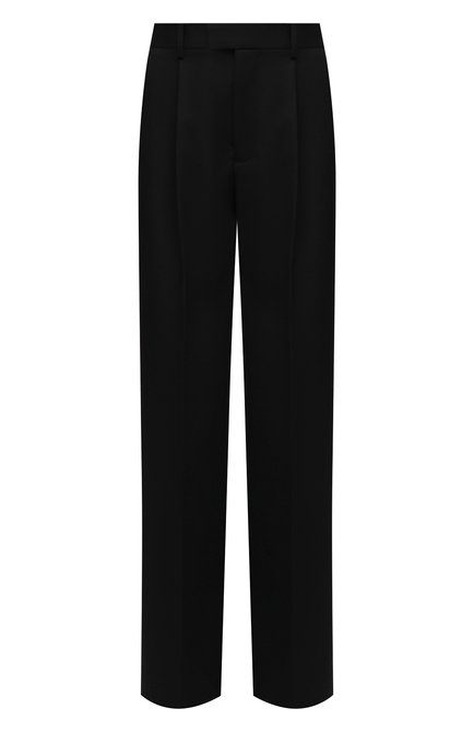 Женские шерстяные брюки BOTTEGA VENETA черного цвета по цене 96100 руб., арт. 668760/VKIS0 | Фото 1