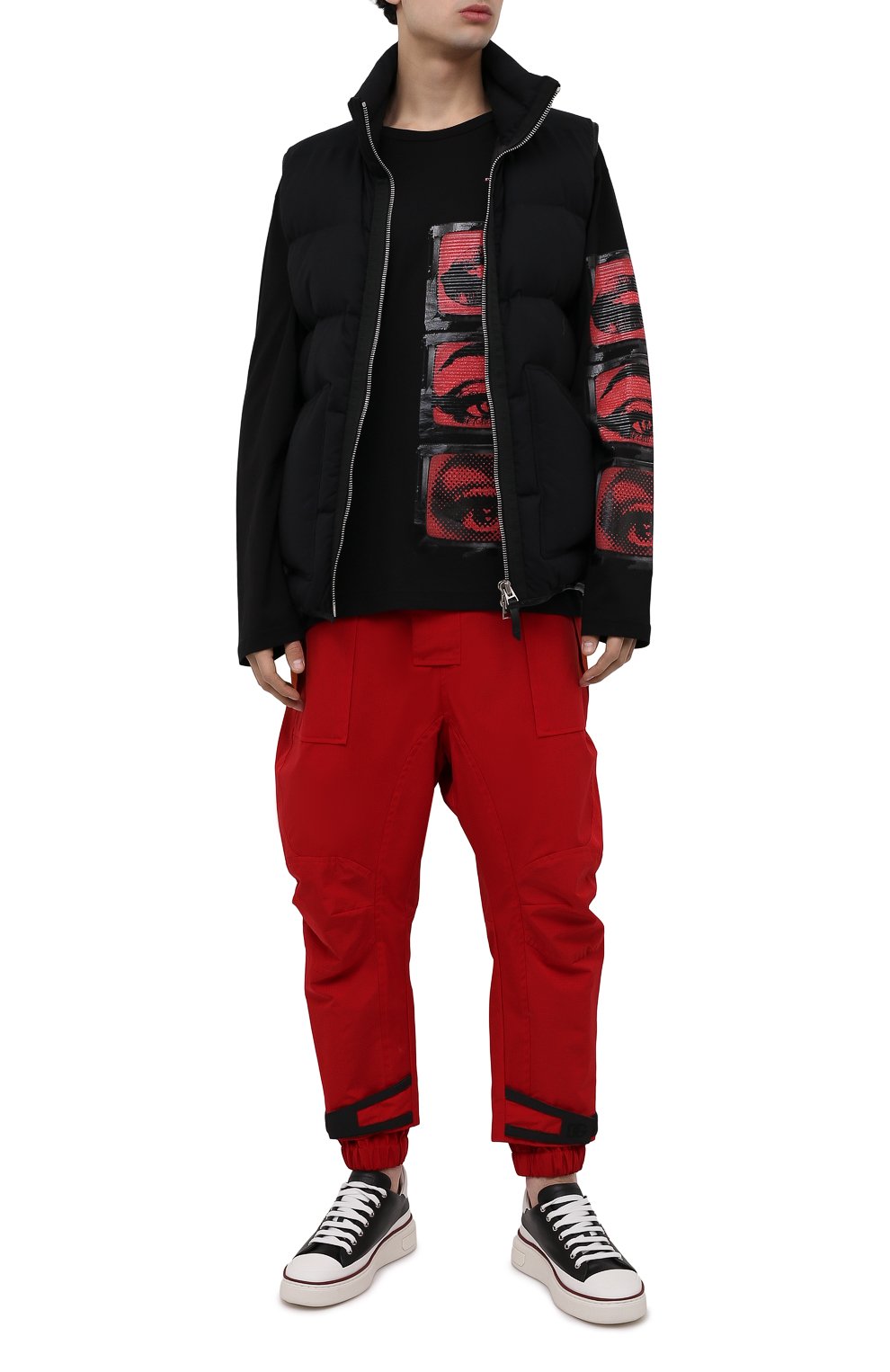 Хлопковый лонгслив Dolce & Gabbana  G8NV8T/FU7EQ Фото 2