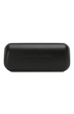Женские солнцезащитные очки ALEXANDER MCQUEEN черного цвета, арт. AM0222SK-001 | Фото 5 (Тип очков: С/з; Очки форма: Квадратные; Оптика Гендер: оптика-женское)