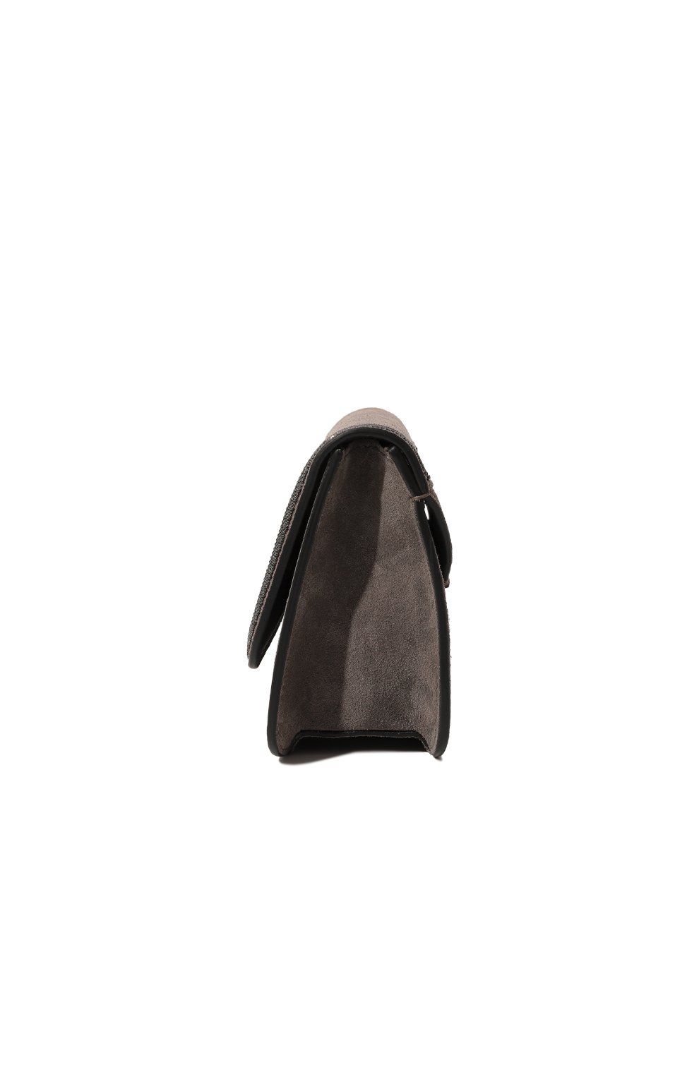 Женская поясная сумка BRUNELLO CUCINELLI серого цвета, арт. MBDLDB1054 | Фото 4 (Материал: Натуральная кожа; Стили: Кэжуэл)
