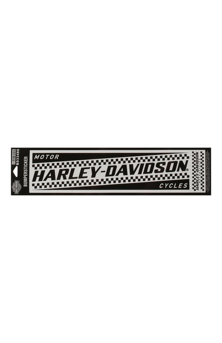 Мужская наклейка HARLEY-DAVIDSON черно-белого цвета, арт. BS33488 | Фото 1 (Кросс-КТ: другое; Материал: Синтетический материал)