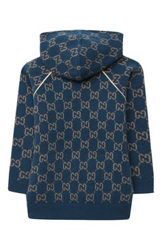 Детский шерстяная толстовка GUCCI голубого цвета, арт. 615385/XKBD7 | Фото 2 (Материал внешний: Шерсть; Рукава: Длинные; Мальчики Кросс-КТ: Толстовка-одежда; Региональные ограничения белый список (Axapta Mercury): RU; Ростовка одежда: 10 - 11 лет | 140 - 146см, 12 лет | 152 см, 4 года | 104 см, 5 лет | 110 см, 6 лет | 116 см, 8 лет | 128 см)