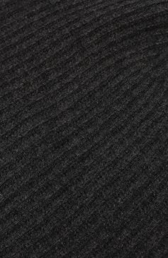 Мужская кашемировая шапка ALLUDE темно-серого цвета, арт. 235/30026 | Фото 3 (Материал: Текстиль, Кашемир, Шерсть; Кросс-КТ: Трикотаж; Материал сплава: Проставлено; Нос: Не проставлено)
