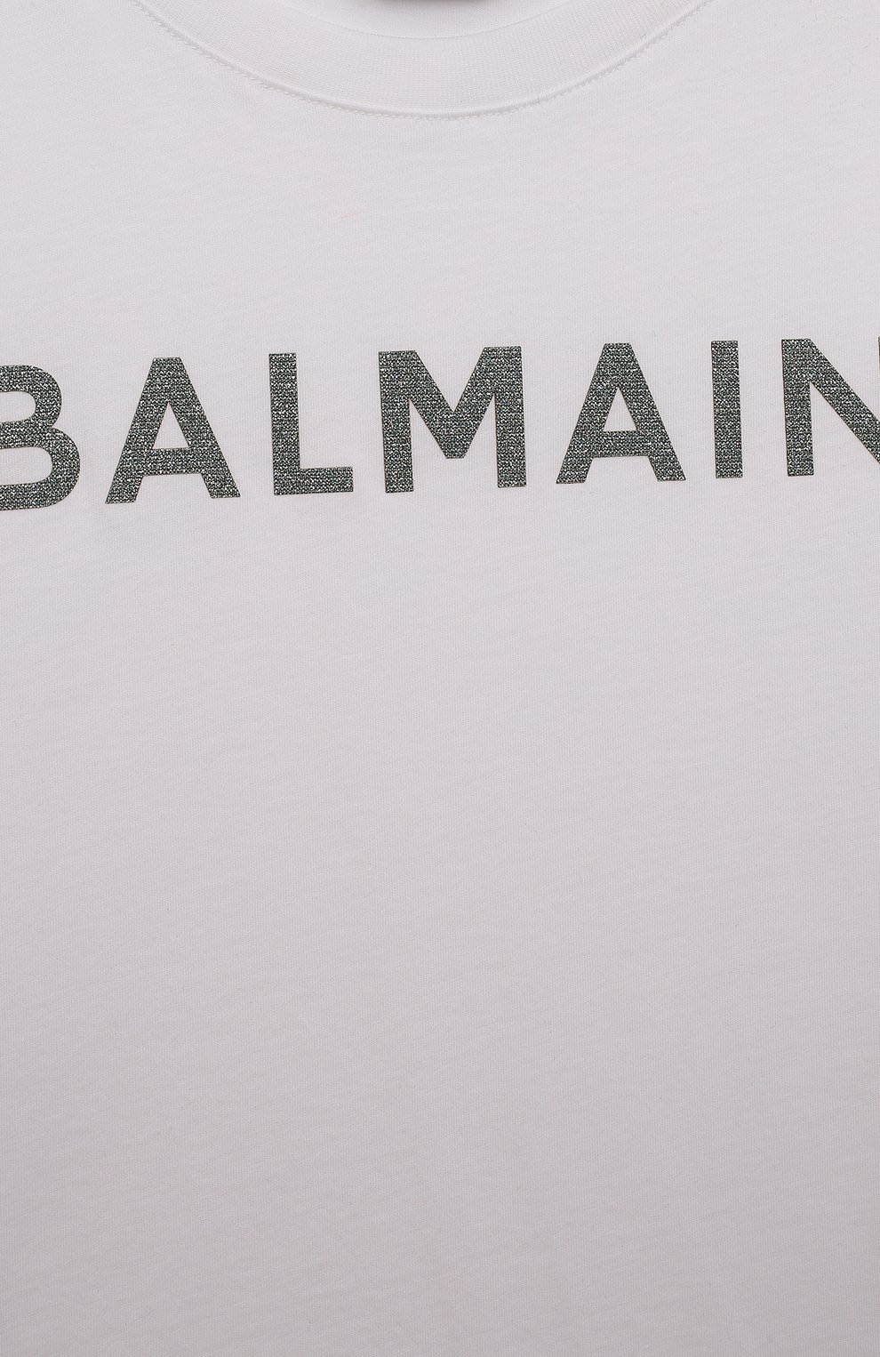 Хлопковая футболка Balmain BS8A31 Фото 3