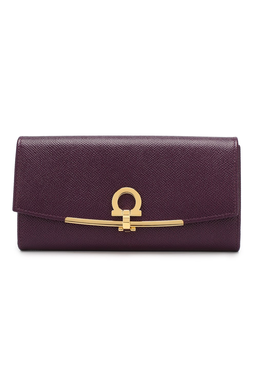 Женские фиолетовые кожаный кошелек SALVATORE FERRAGAMO купить в ...