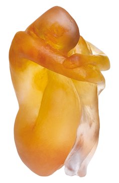 Скульптура секрет любви DAUM оранжевого цвета, арт. 03673 | Фото 1 (Ограничения доставки: fragile-2)