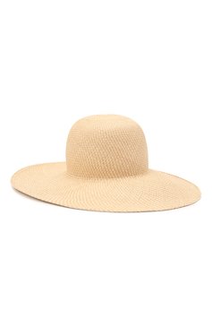 Женская соломенная шляпа LORO PIANA бежевого цвета, арт. FAL6521 | Фото 1 (Региональные ограничения белый список (Axapta Mercury): RU; Материал: Растительное волокно)