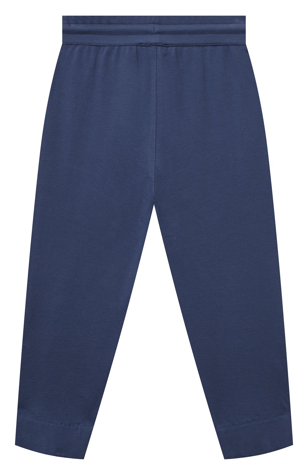 Детские хлопковые брюки BRUNELLO CUCINELLI синего цвета, арт. B0T63E322A | Фото 2 (Случай: Повседневный; Материал внешний: Хлопок; Ростовка одежда: 4 года | 104 см, 6 лет | 116 см)