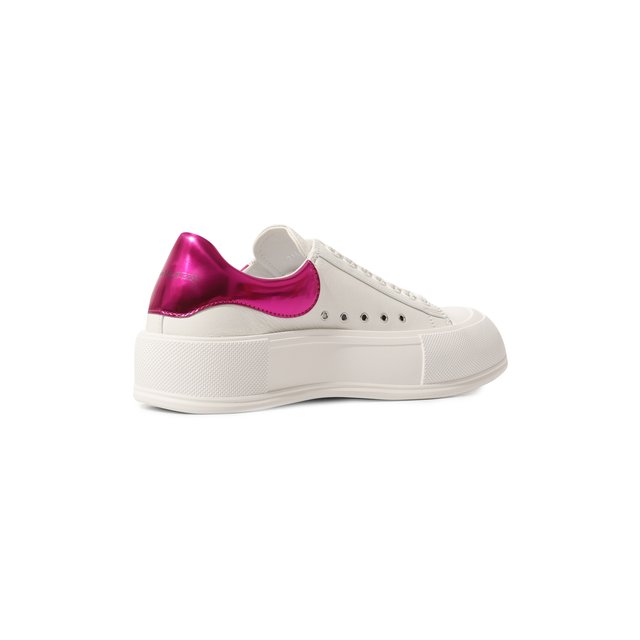 фото Кожаные кеды deck plimsoll alexander mcqueen