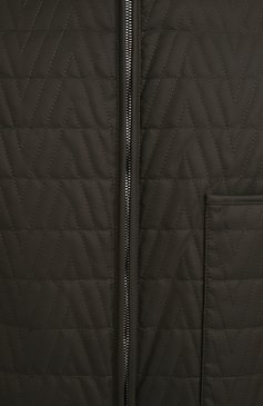 Мужская утепленная куртка VALENTINO хаки цвета, арт. XV3CLH367TV | Фото 5 (Кросс-КТ: Куртка; Рукава: Длинные; Длина (верхняя одежда): До середины бедра; Материал внешний: Синтетический материал; Мужское Кросс-КТ: утепленные куртки; Материал сплава: Проставлено; Нос: Не проставлено; Стили: Милитари; Материал подклада: Синтетический материал; Драгоценные камни: Проставлено)