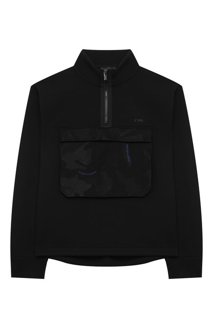 Толстовка EMPORIO ARMANI детский черного цвета — купить в интернет ...