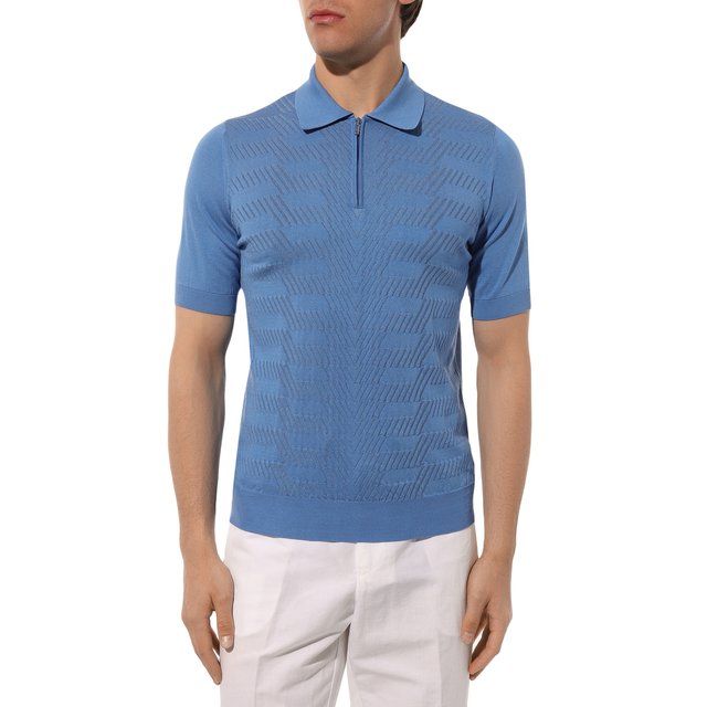 фото Поло из шелка и хлопка zilli