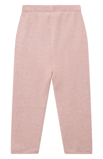 Детские кашемировые брюки OSCAR ET VALENTINE розового цвета, арт. PAN0122S | Фото 2