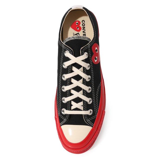 фото Текстильные кеды comme des garcons play x converse comme des garcons play