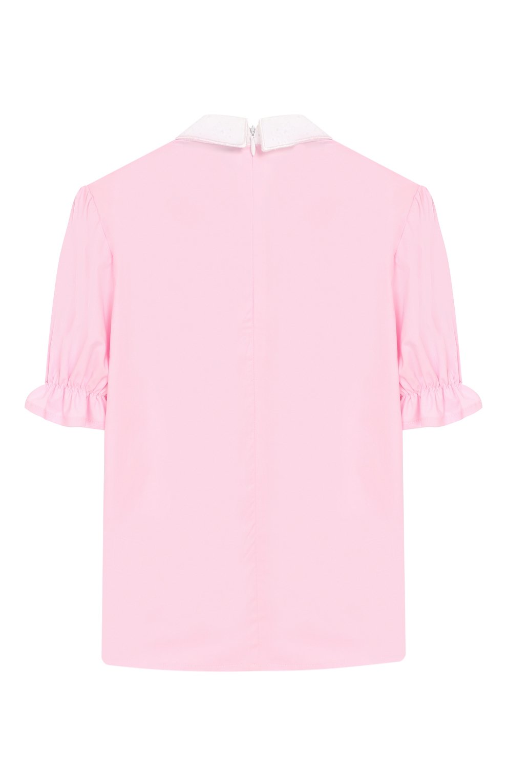 Детское хлопковая блузка VIVETTA розового цвета, арт. 91 VB101/VIC | Фото 2 (Рукава: Короткие; Материал внешний: Хлопок; Статус проверки: Проверена категория)